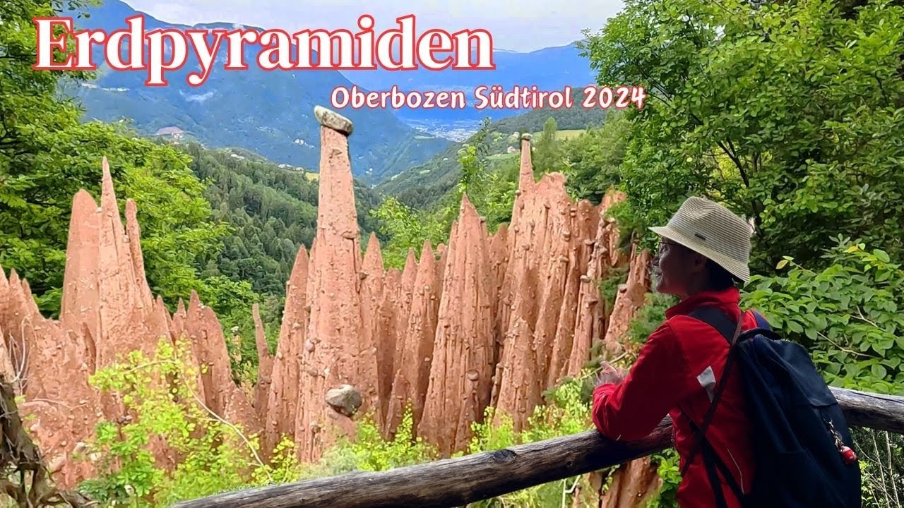 South Tyrol Oberbozen🇮🇹:Hiking to the Earth Pyramids/4K Walking Oberbozen Earth Pyramids/Südtirol