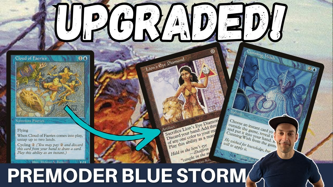 HOT TECH UPGRADE! Premodern Sapphire Storm with Lion's Eye Diamond for massive amounts of Mana!