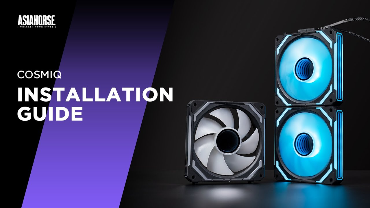 AsiaHorse Cosmiq Fan Installation Guide