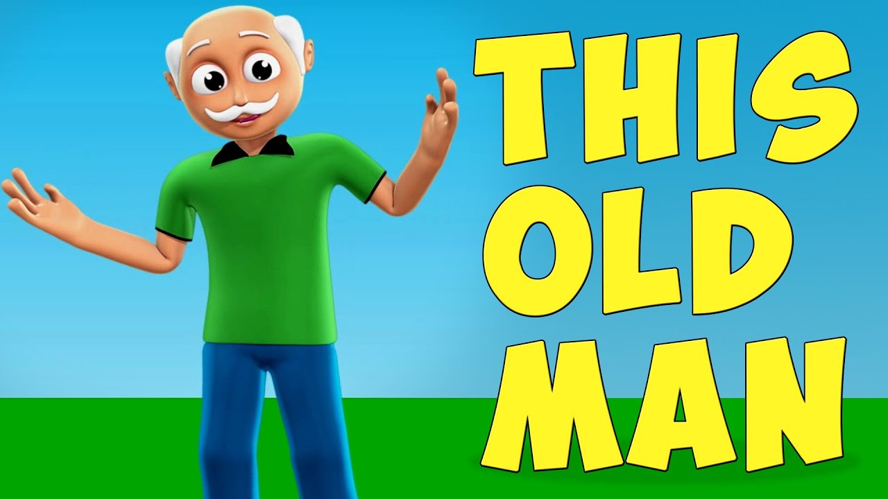 This Old Man | Nursery Rhymes For Kids | 3D Songs For Childrens