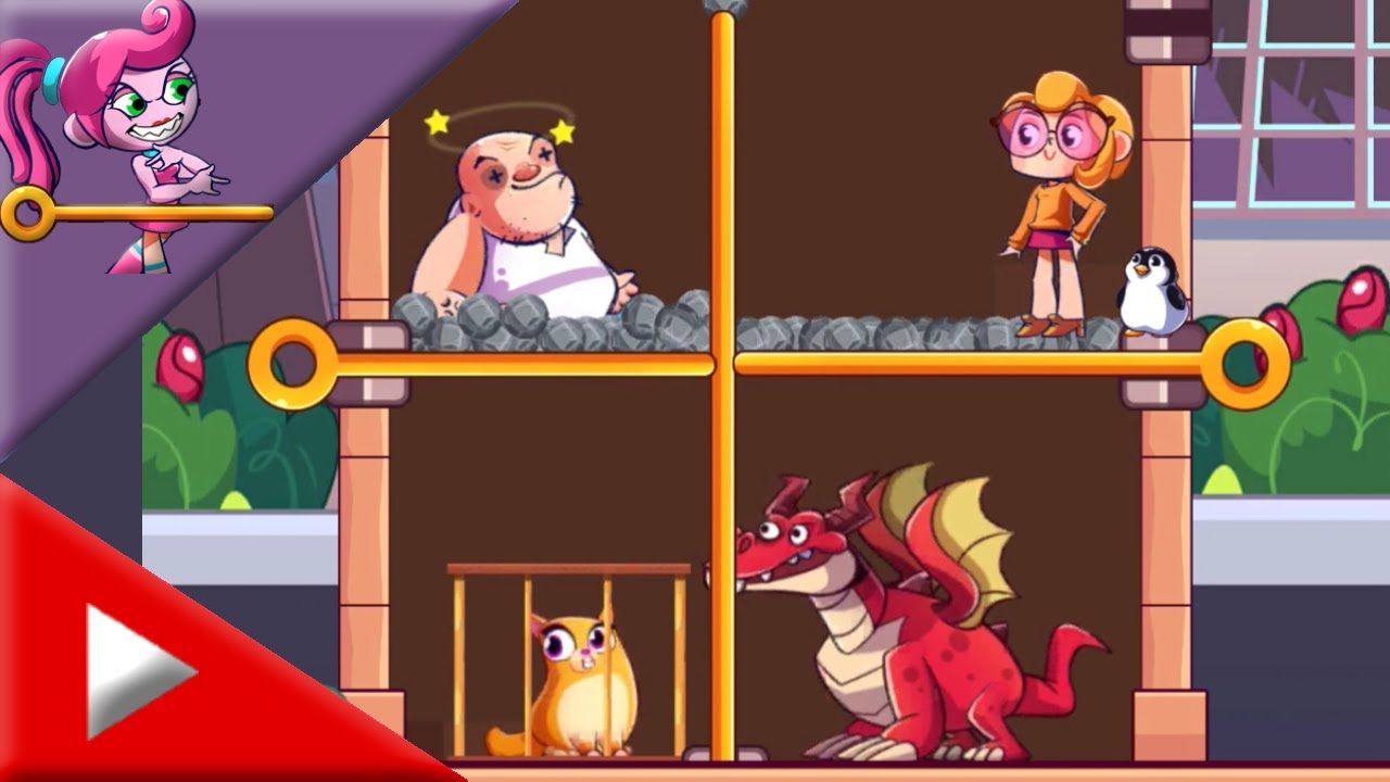 Save Her Pin Puzzle Game New Gameplay All Levels