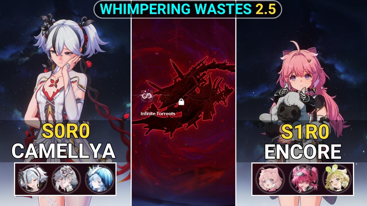 S0R0 Camellya & S1R0 Encore Showcase | Whimpering Wastes Wuthering Waves 2.5