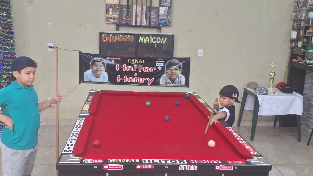 SINUCA AO VIVO 08/12 BAIANINHO MIRIM VS MAICON MIRIM QUEM FAZ 4