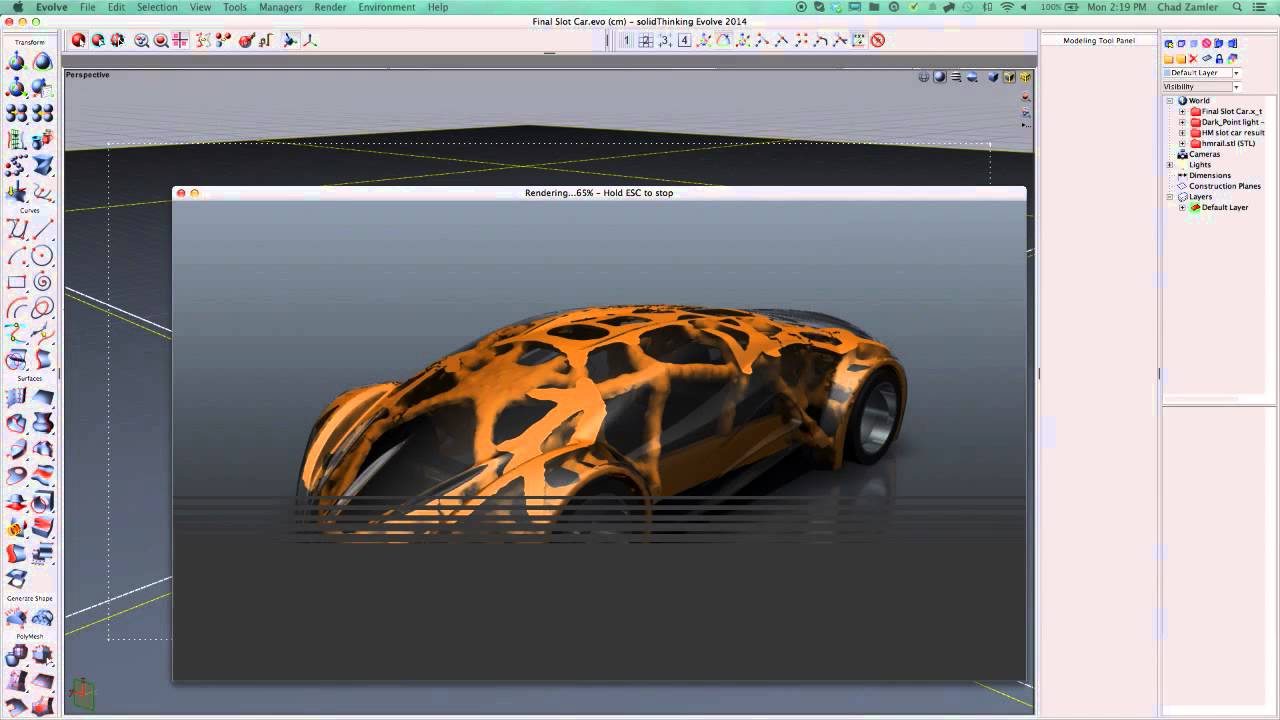 SolidThinking Inspire & Evolve Slot Car Making