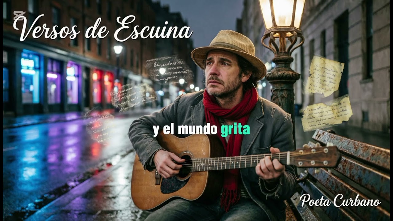Versos de esquina Poeta callejero 