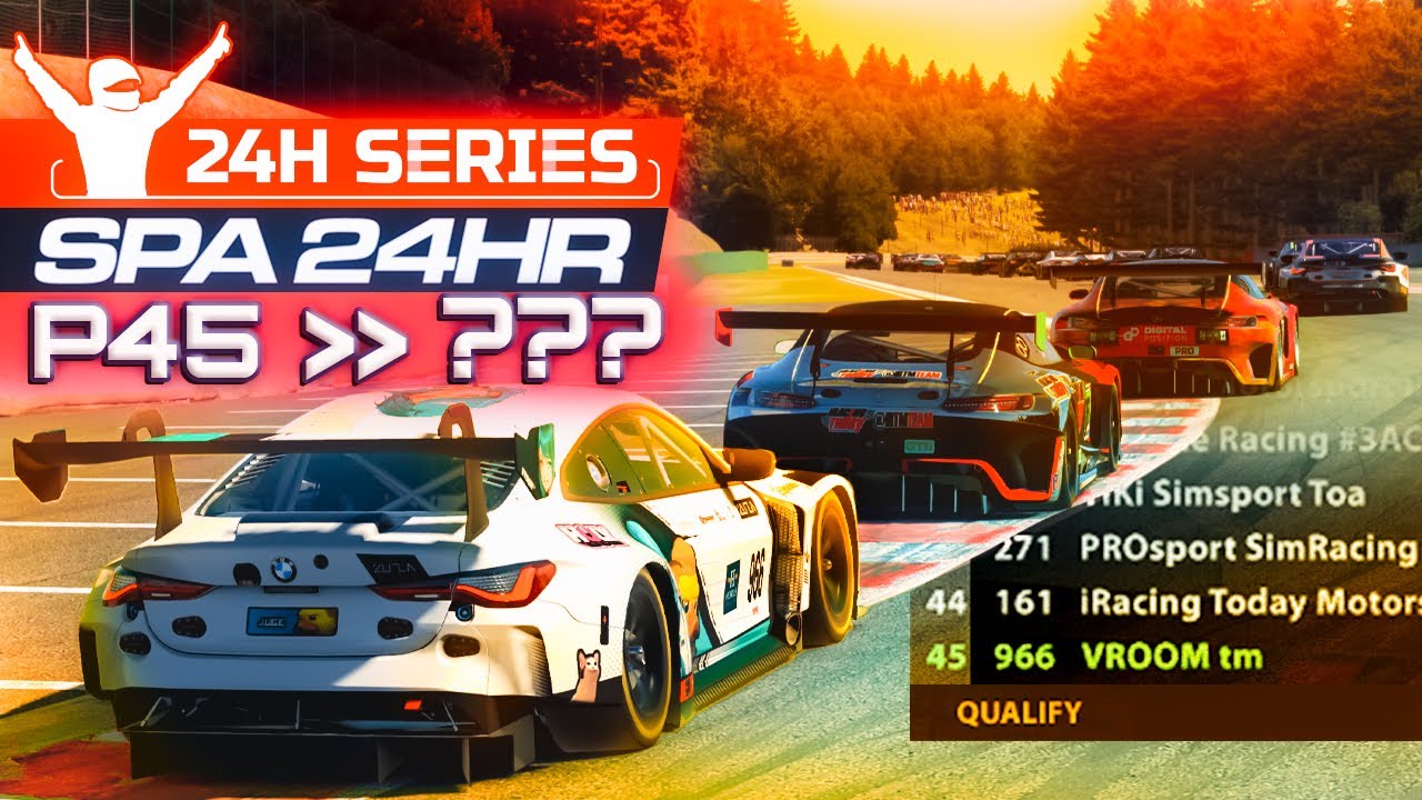 Partir dernier pour les 24h de Spa iRacing 2023 ! | 24h de Spa Special Event iRacing 2023