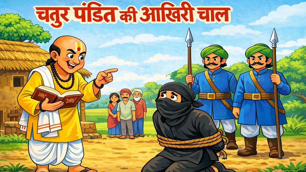 Chatur pandit ki aakhri chaal || चतुर पंडित की आखरी चाल || moral story || हिंदी कहानी || new kahani.