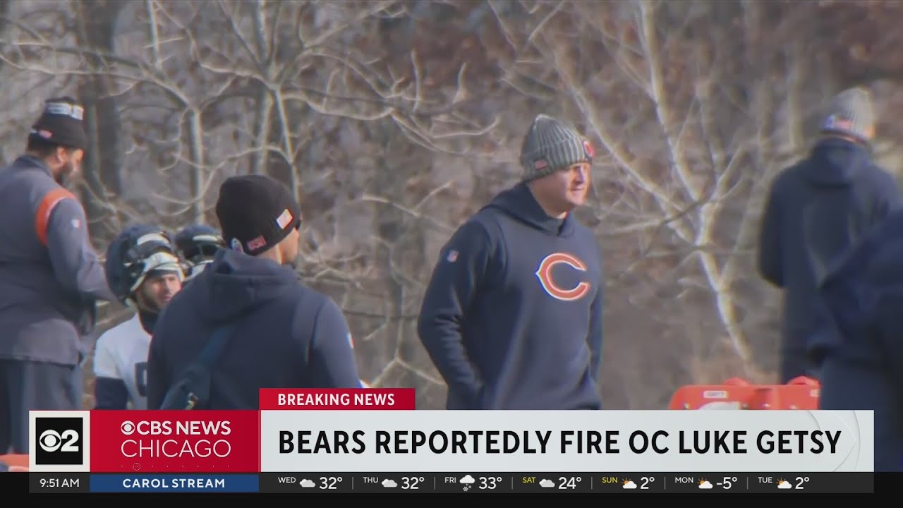 Chicago Bears fire offensive coordinator Luke Getsy