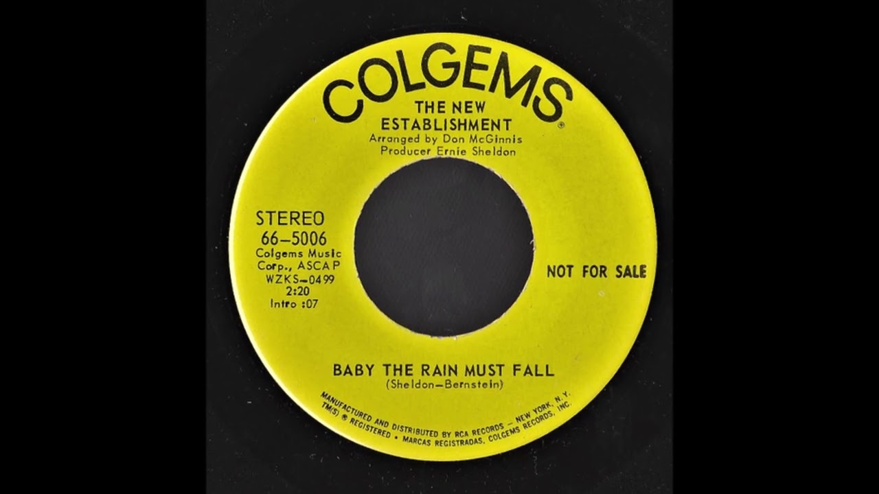 The New Establishment - Baby The Rain Must Fall 1970 ((Stereo))
