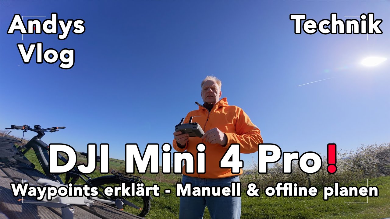 DJI Mini 4 Pro Wegpunkte erklärt – Manuell & Offline planen ‼️