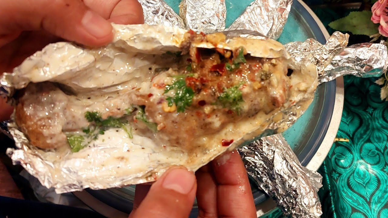 Wedding style creamy and cheesy foil chicken | foil malai chicken Drumsticks