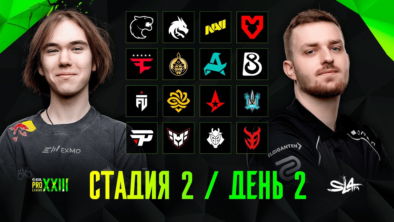 (RU) NAVI vs. G2  | BO3 | ESL Pro League Season 23 Stage 2 | Day 7