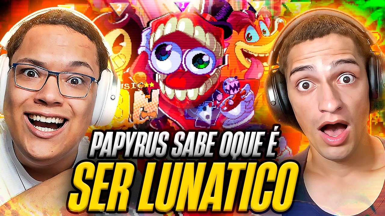 PAPYRUS  DA BATATA - Lunáticos 4 | Bendy, Caine e Crash | Papyrus Da Batata | REACT