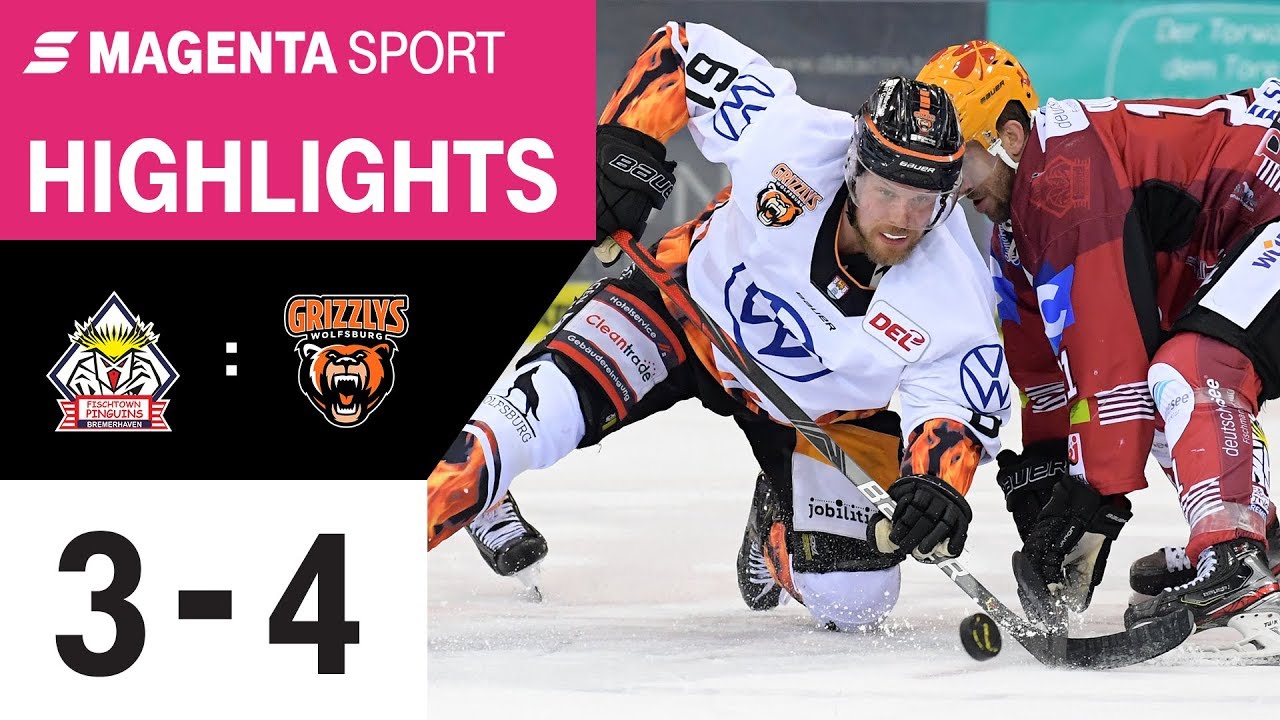 Pinguins Bremerhaven - Grizzlys Wolfsburg | 21. Spieltag, 19/20 | MAGENTA SPORT