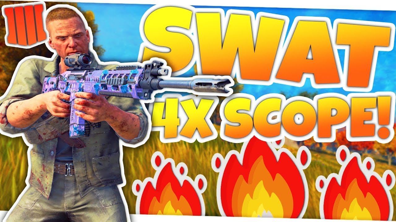 CoD Blackout | THE SWAT WITH A 4X IS OVERPOWERED!! @Speros