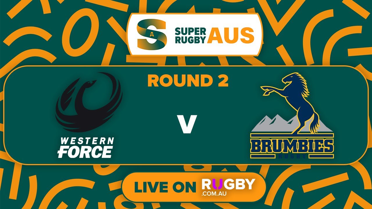 Western Force v ACT Brumbies | Round 2 | Super Rugby Aus 2025