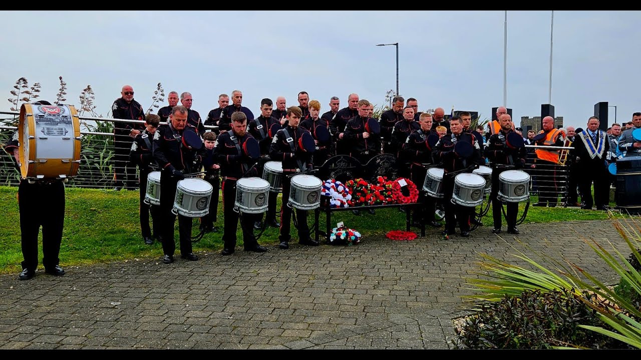 Carrickfergus Defenders Memorial Parade & act of remembrance 19th April 2025