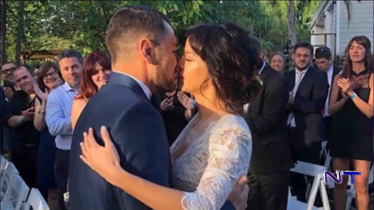 La boda de Mercedes Funes: la actriz se cas&oacute; con el periodista Cecilio Flematti