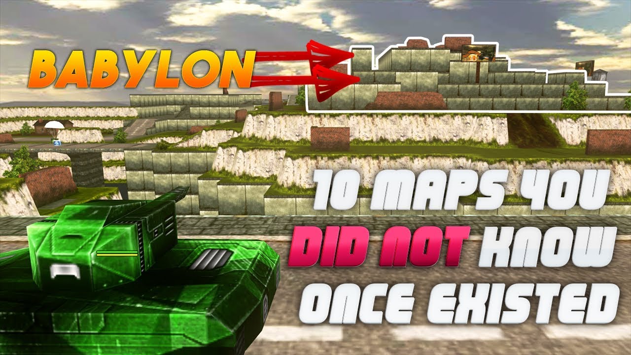 Tanki Online - TOP 10 Maps You DID NOT KNOW Once Existed (Things You Did Not Know SPECIAL)