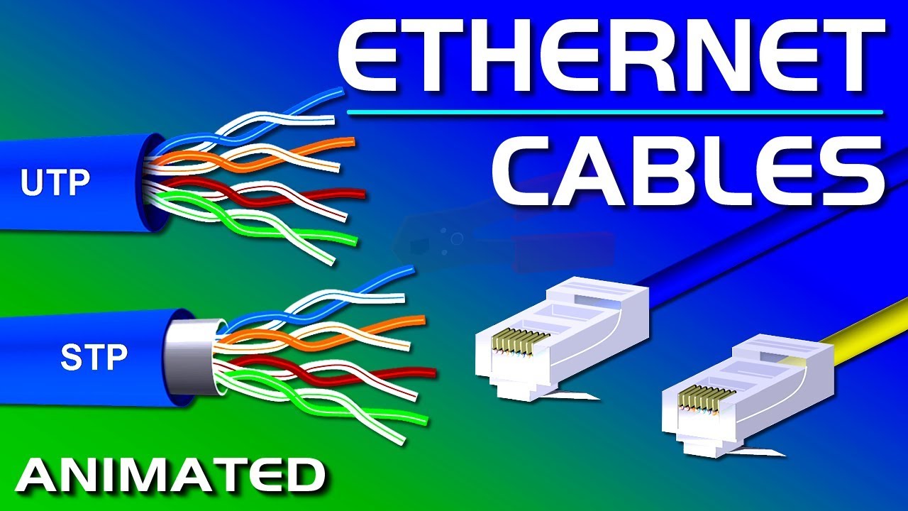Кабели Ethernet, UTP и STP, прямые и кроссовые, сетевые кабели CAT 5, 5e, 6, 7, 8