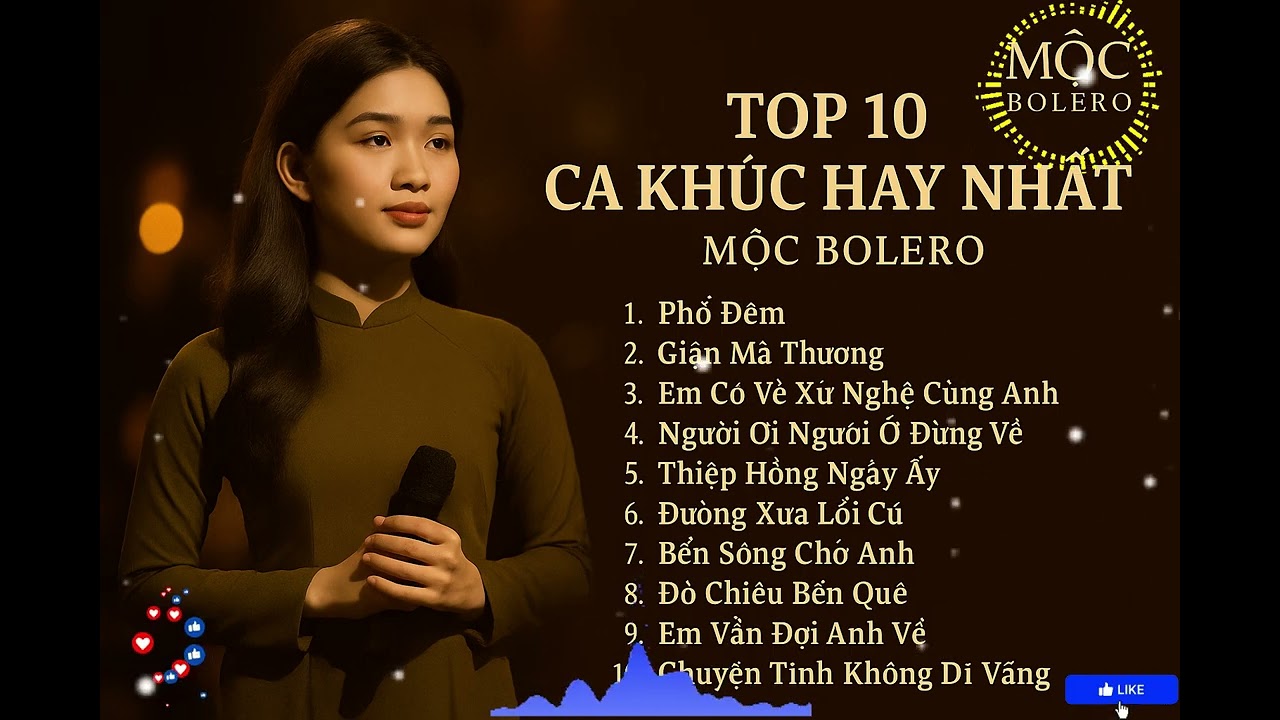 Top 10 Ca Khúc Bolero Trữ Tình Hay Nhất 2025 – Phiên Bản Mộc | MỘC BOLERO