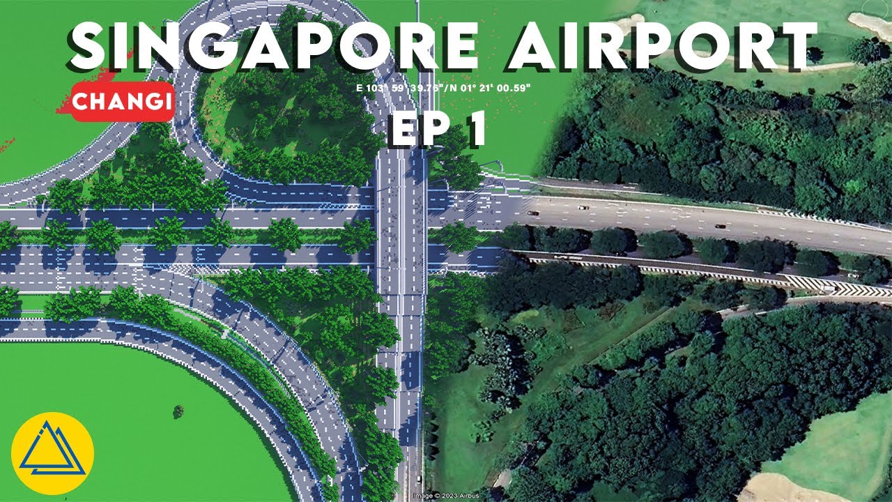 Minecraft Timelapse Singapore airport EP 1.0