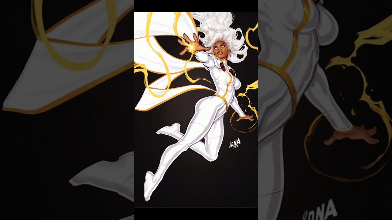 TOTALLY AWESOME  X-MEN STORM Comic Book ART! -  Enjoy & Subscribe #bigbymcfly