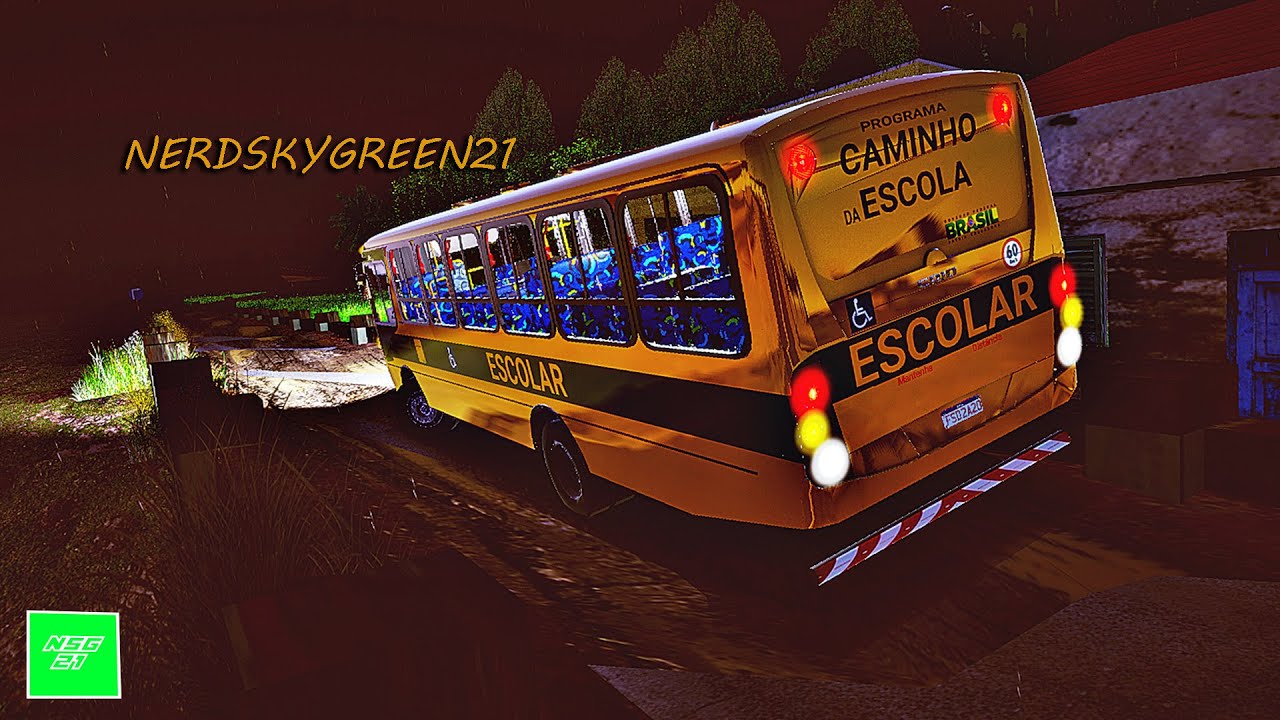 [Proton Bus Simulator] ATOLEI NO RAMAL COM Caio Foz Super VW 15.190 ODR 4x2 +G27 - ESCOLAR /TEMPORAL