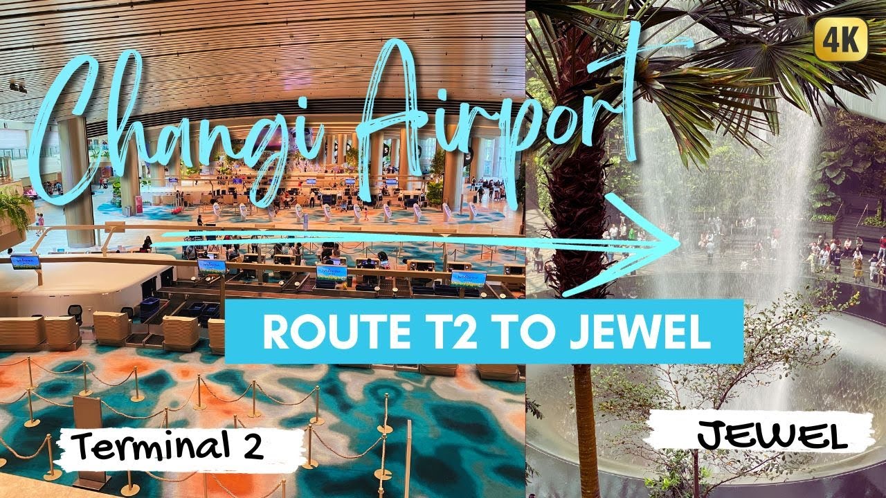 Changi Airport : Route from Terminal 2 to Jewel (2023)  | How to go from T2 to Jewel