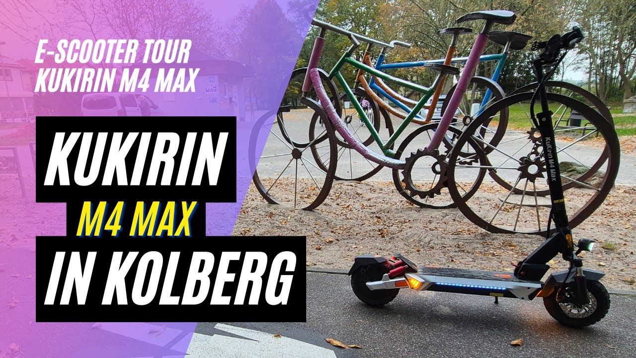 🛴 KuKirin M4 Max 🌍 Kolberg Tour (48V; 18,2AH; 800W)
