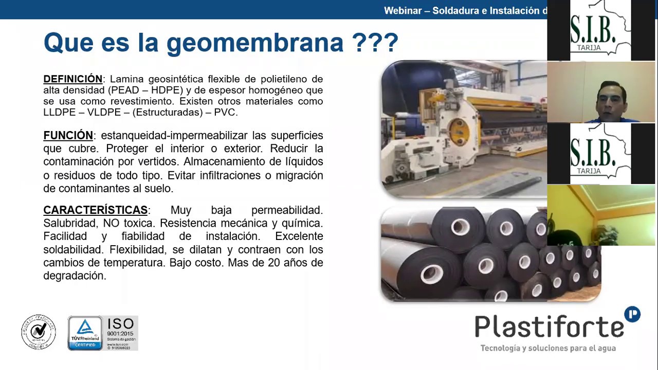 SOLDADURA E INSTALACION DE GEOMEMBRANA HDPE PARA RESERVORIOS DE AGUA