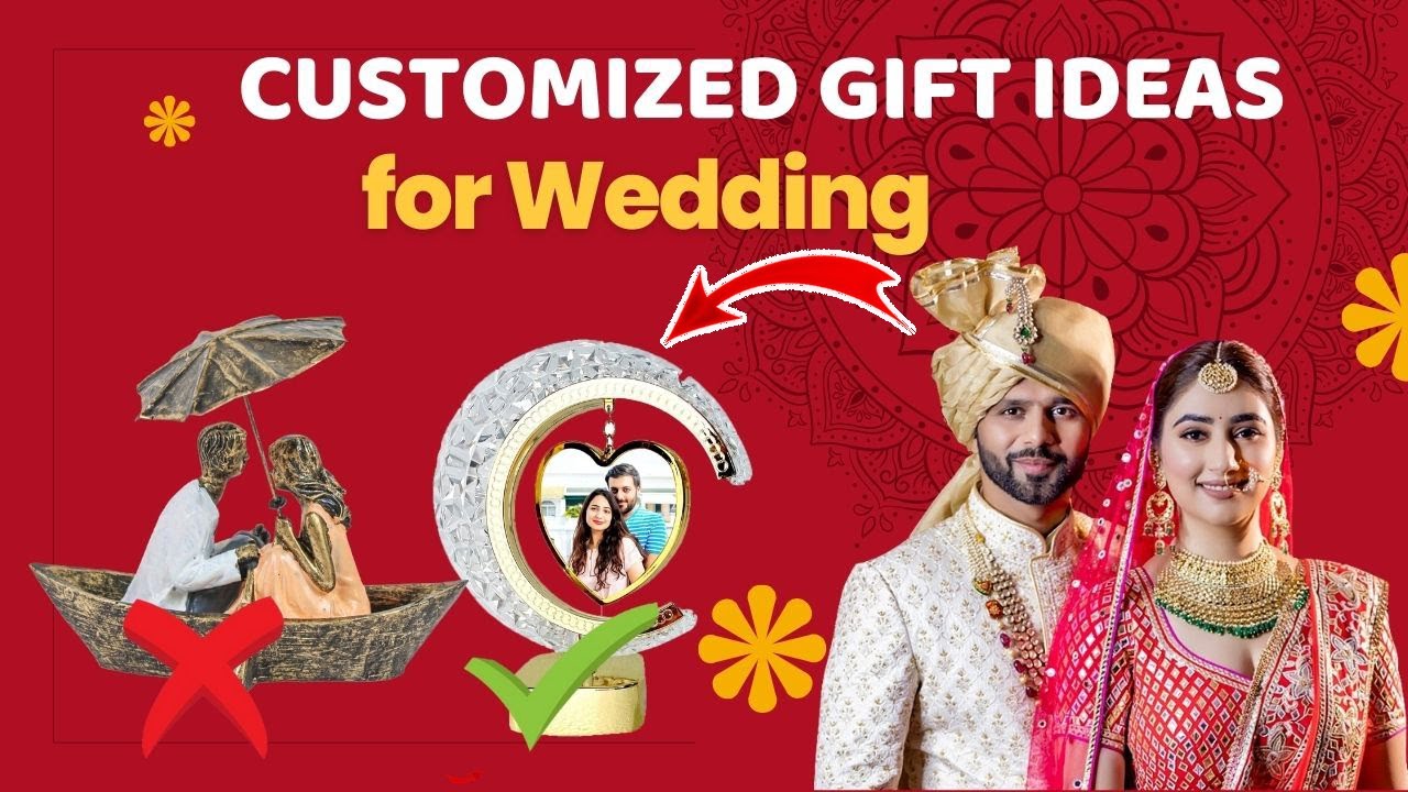 😜 Best 10 Customized Gift ideas for Wedding 💝 | Couple Gift for Wedding &ndash; Hearty ideas