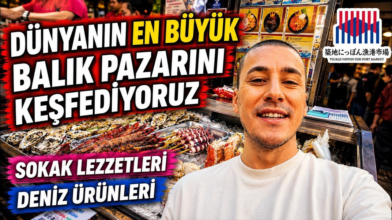 Dünyanın En Büyük Balık Pazarı - Tsukiji