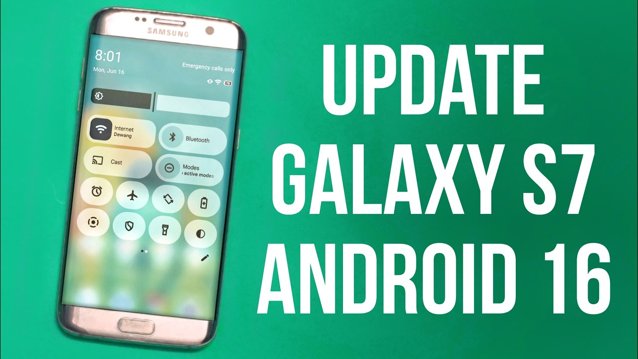 Install Android 16 on Galaxy S7 / S7 Edge | Full Step-by-Step Guide