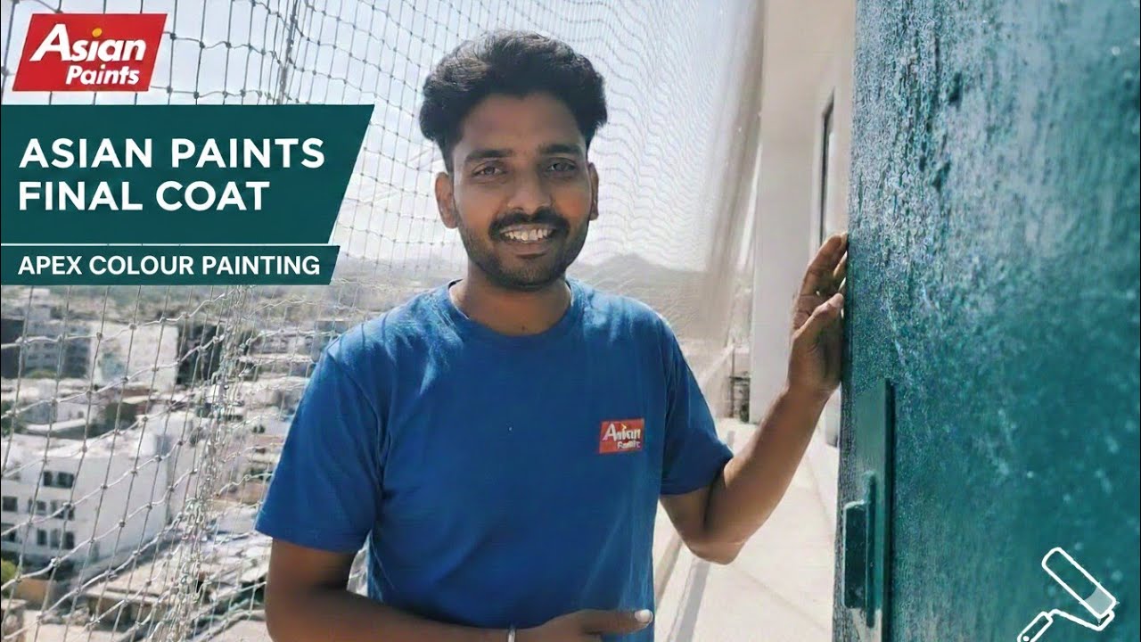 Asian Paints || Apex Colour Fainaly Coat Complete ? 😮😮