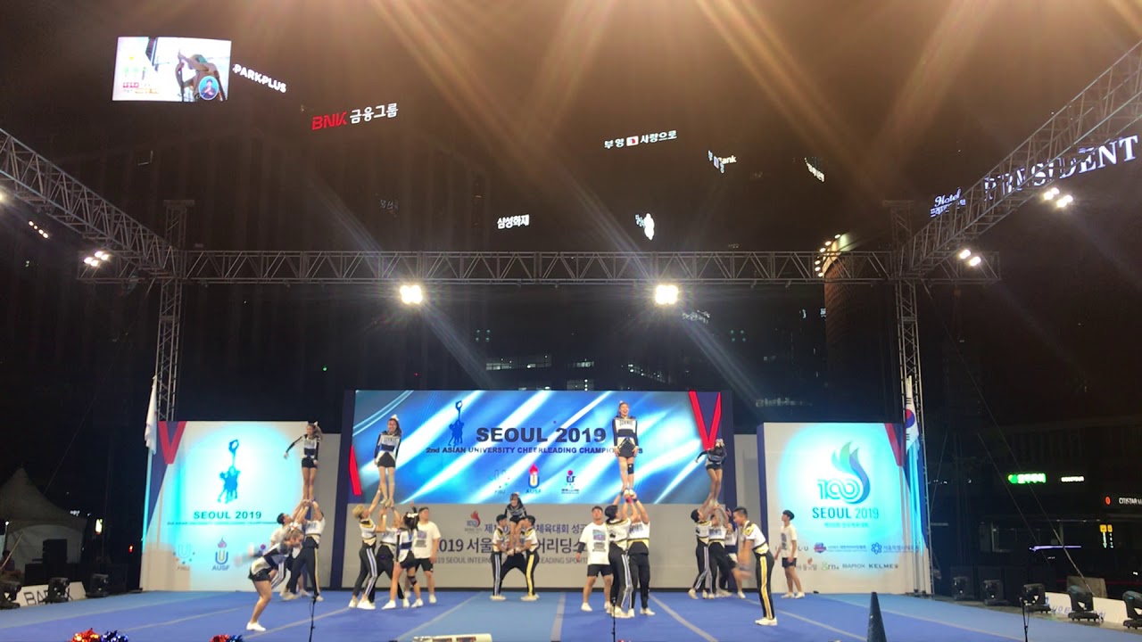 190824 AUCC Korea - Team Malaysia : Sunway University Cheerleading (Champion)