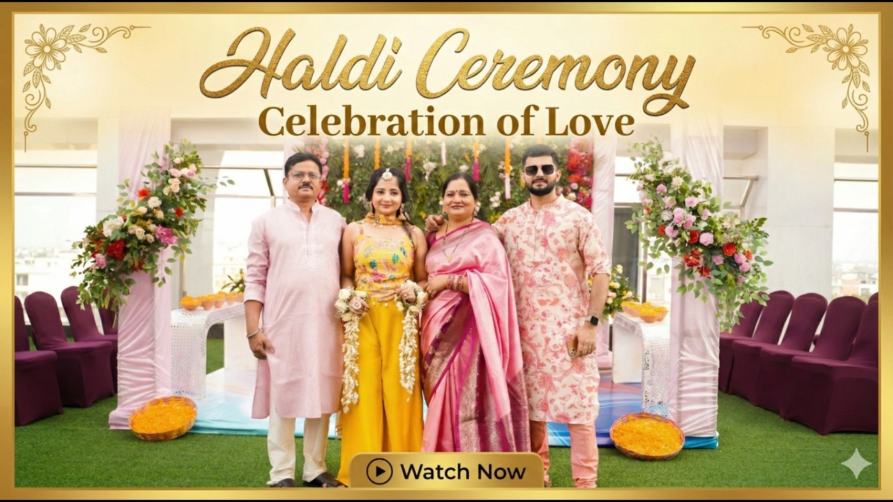 Ananya  | Haldi Ceremony Full Video 2026 | The Wedding Darbar