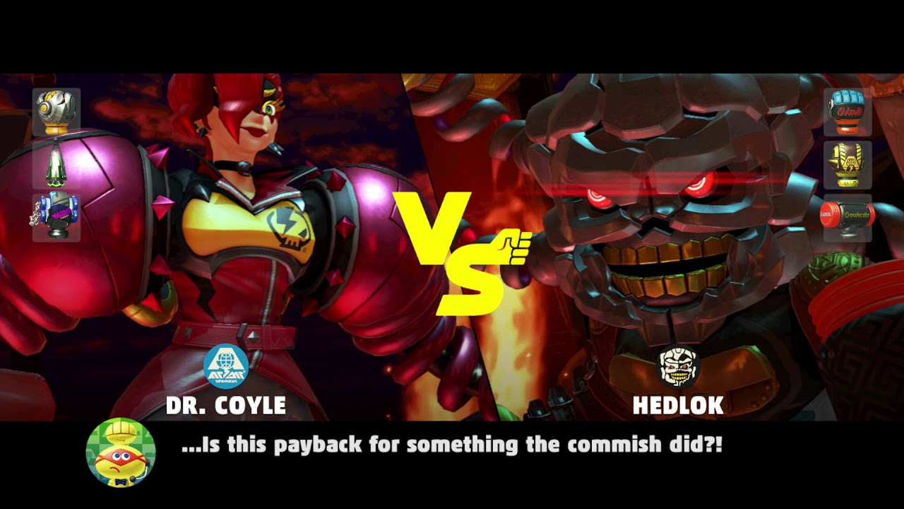 ARMS - Dr. Coyle Hedlok/Story Mode Complete