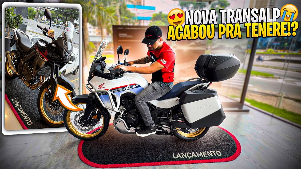 HONDA ME CHAMOU PRA AVALIAR A NOVA TRANSALP 750, JA ERA PRA TENERE 700?!!