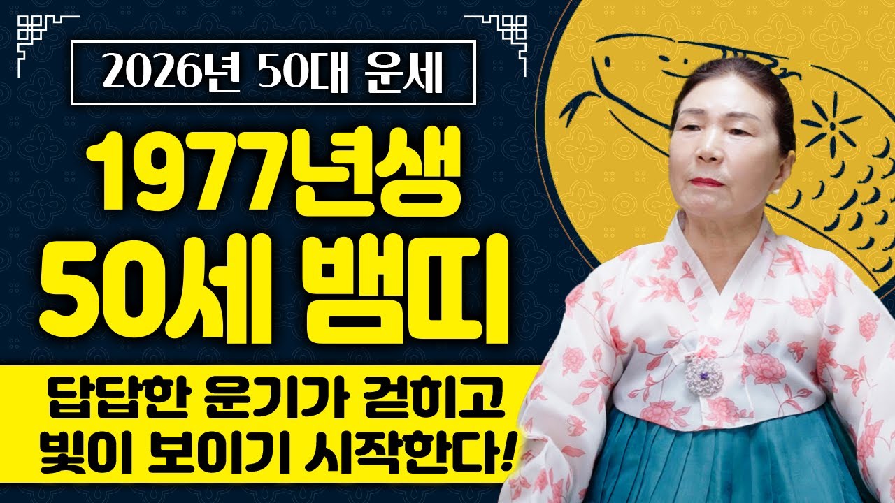 2026년 병오년 1977년생 뱀띠분들의 운세는 어떻게 흘러갈까? 50세 뱀띠 필수시청하세요‼️