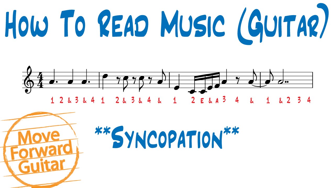 How to Read Music (Guitar) - Syncopation
