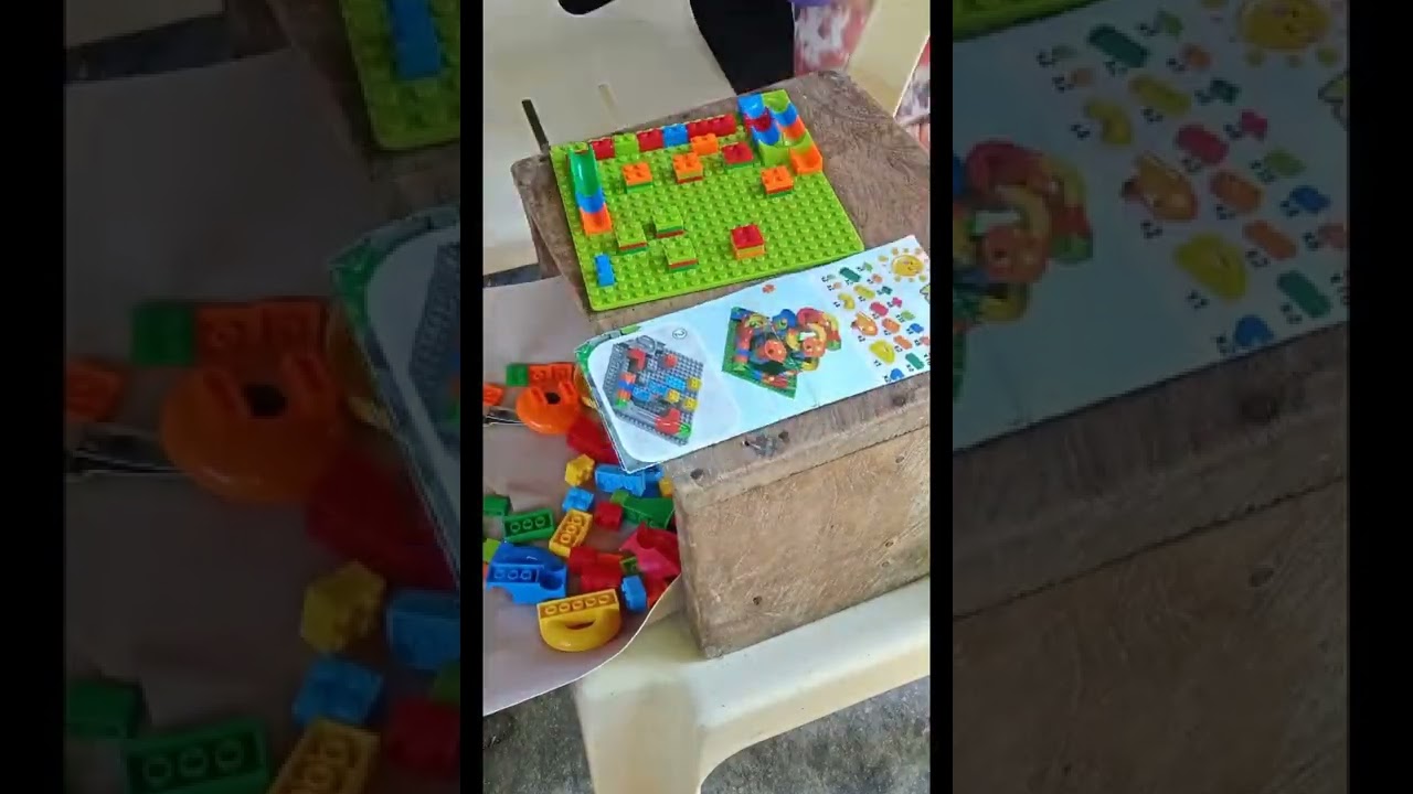 Unboxing 168pcs Lego Marble Race Run