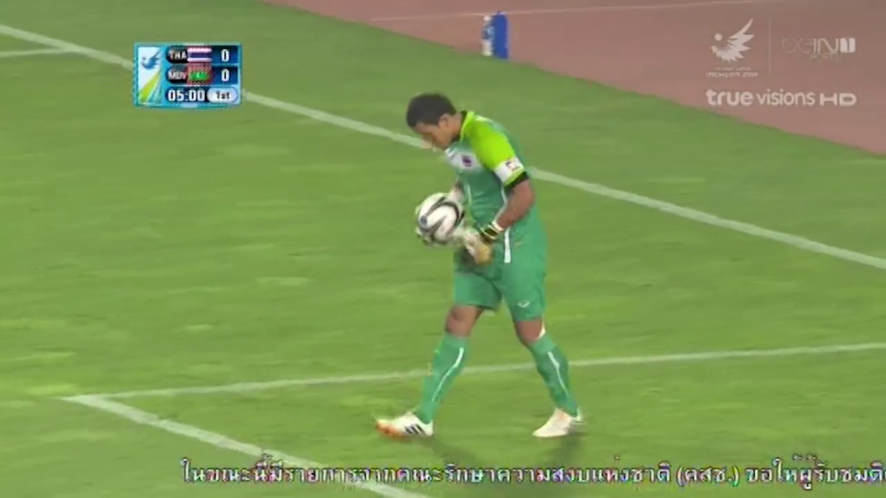 ฟุตบอล เอเชียนเกมส์ ครั้งที่17 ทีมชาติไทย 2-0 ทีมชาติมัลดีฟส์ 15-09-2014