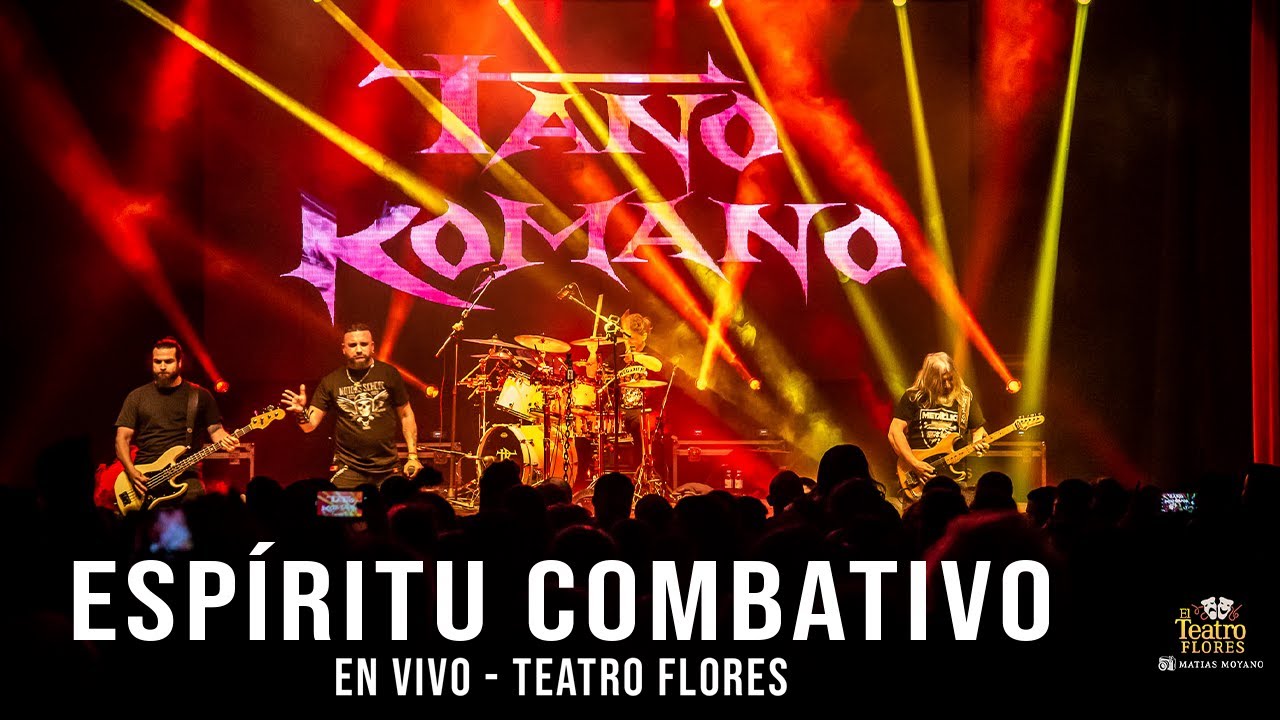 Tano Romano - Espiritu combativo (En vivo - Teatro Flores)