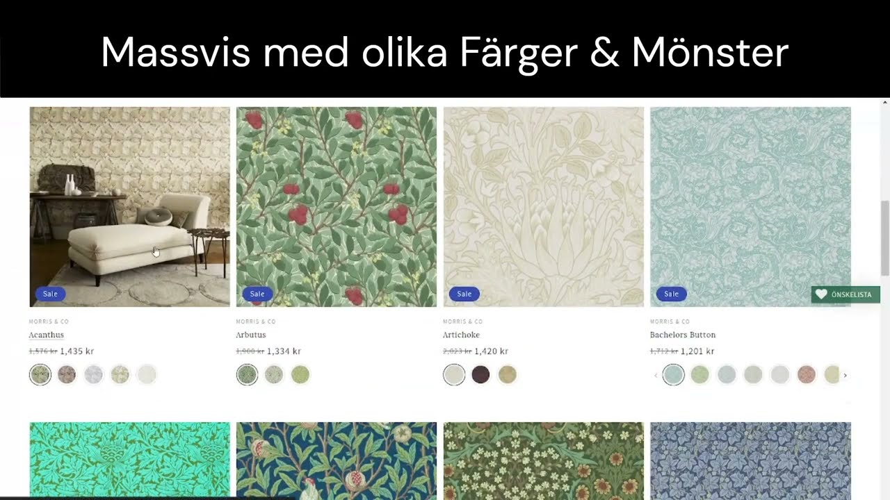 En liten Genomg&aring;ng av v&aring;r Hemsida