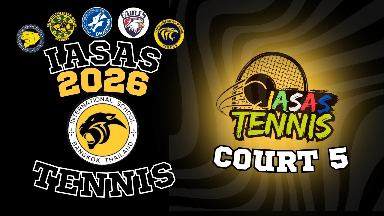 IASAS Tennis 2026: Day 1 - Tennis Court 5 (Jan 29)