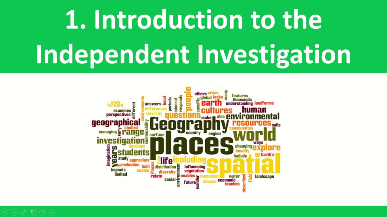 Introduction to the Independent Investigation