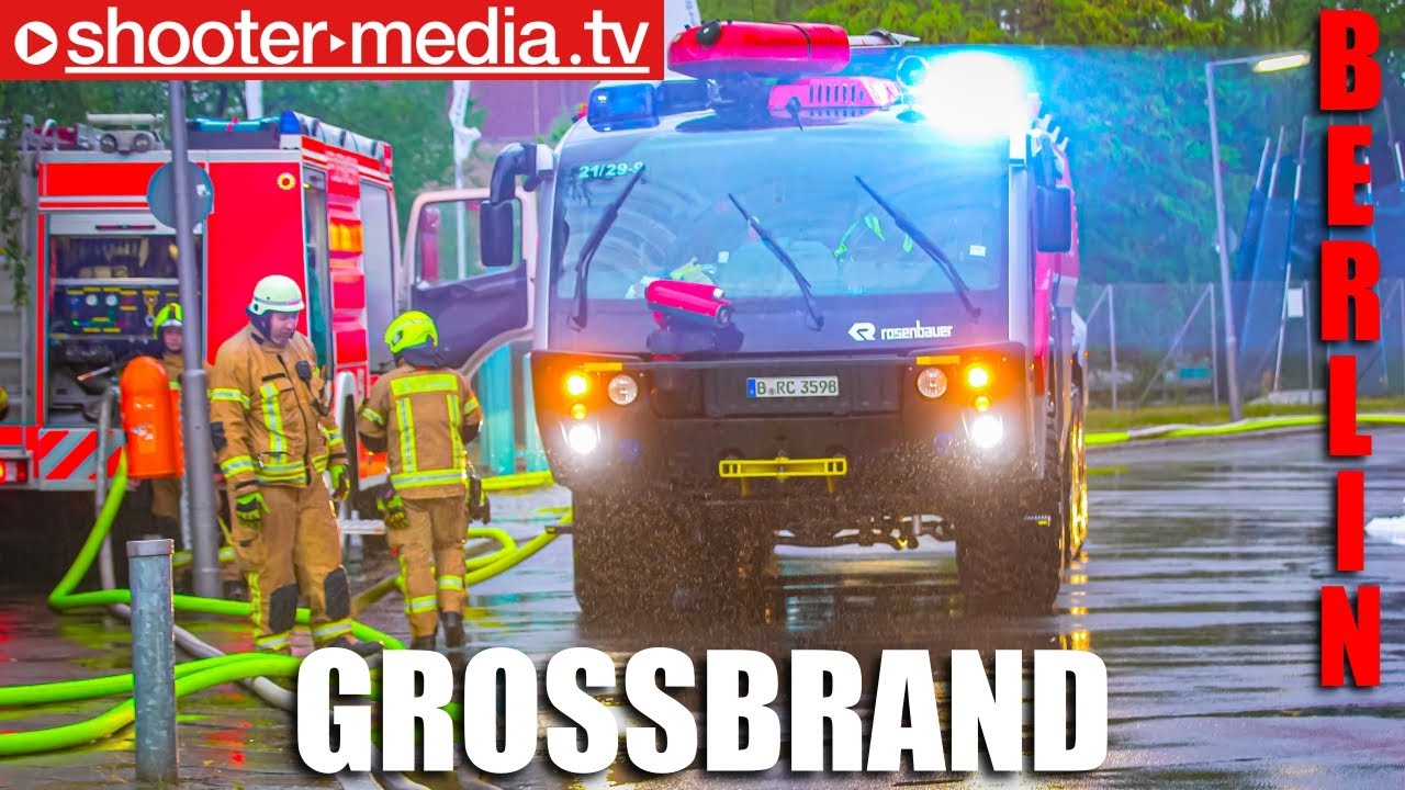 🔥 Großbrand & Großeinsatz in Berlin 🔥| 🚒 Berliner Feuerwehr mit 200 Einsatzkräften im Löscheinsatz 🚒