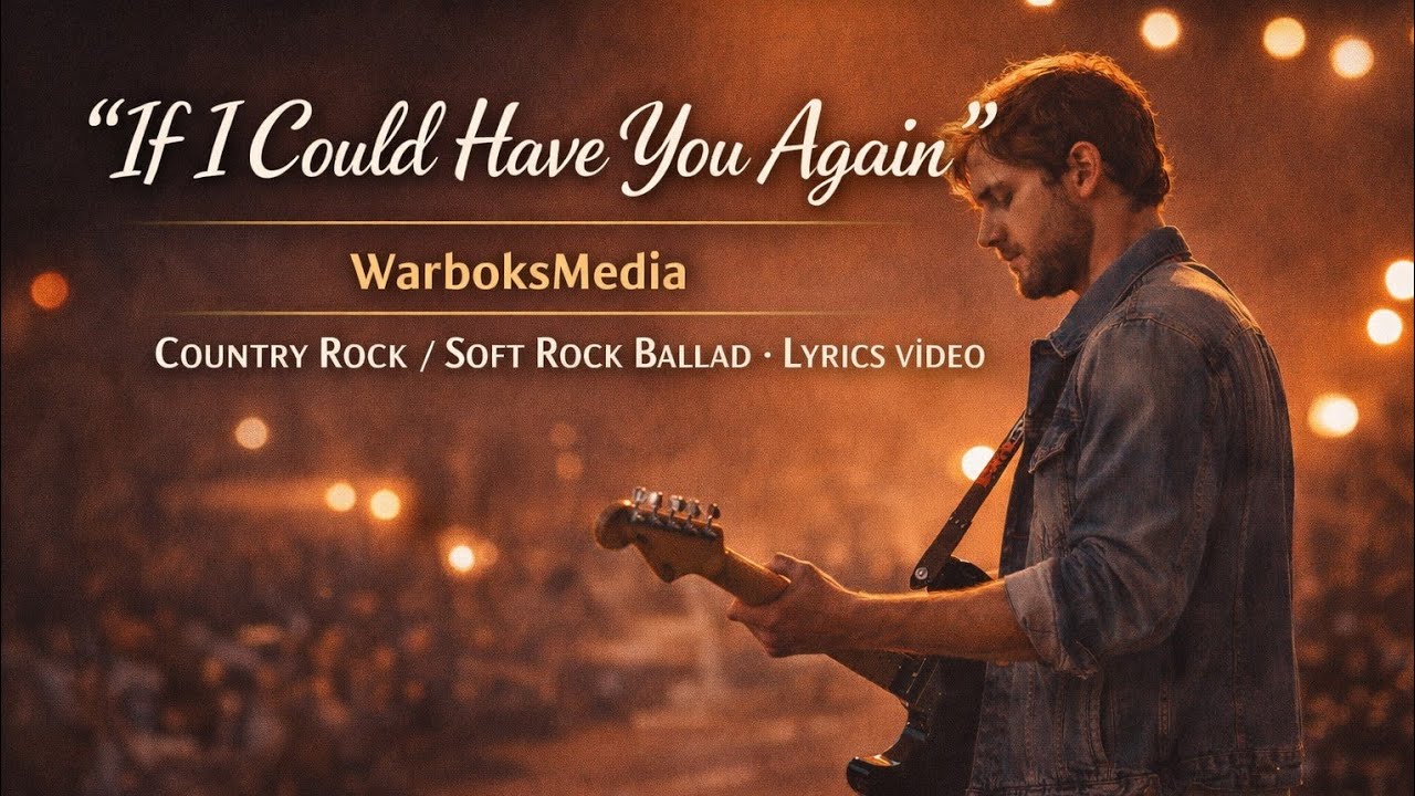 “If I Could Have You Again” - WarboksMedia | Country Rock | Soft Rock Ballad | Lyrics video 