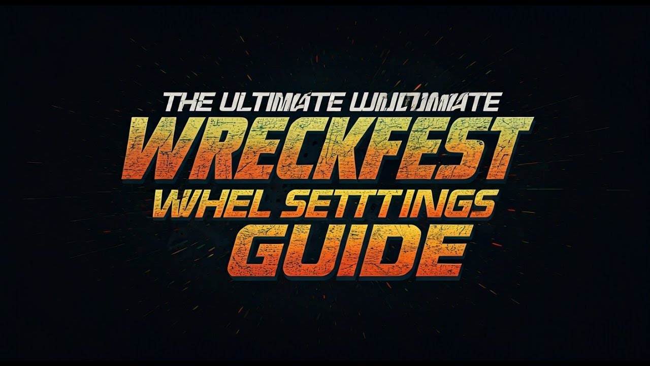 Полное руководство по настройкам руля для Wreckfest